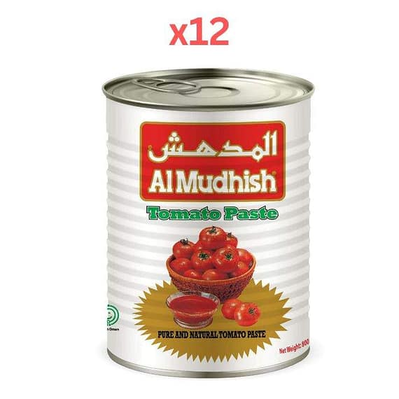 Al Mudhish Tomato Paste 800 Gm Pack of 12 Dairy "BAE" Charm Bracelet