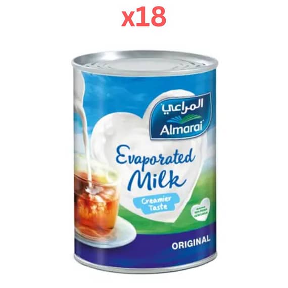 Almarai Evap Milk Liquid 410G Pack of 18 Dairy "BAE" Charm Bracelet