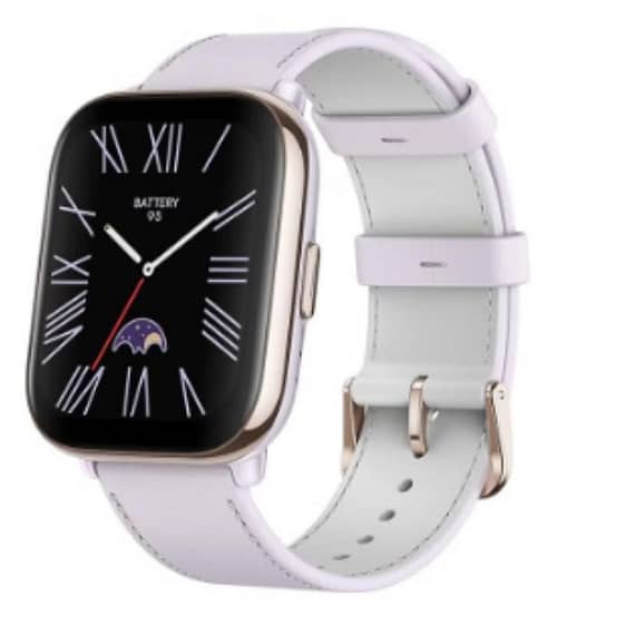 Amazfit Active Smart Watch With Ai Fitness Exercise Coach Lavender Purple Electronics "BAE" Charm Bracelet