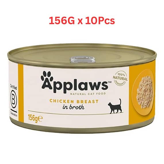Applaws Cat Chicken Tin 156g Pack Of 10 Bulk Buy "BAE" Charm Bracelet