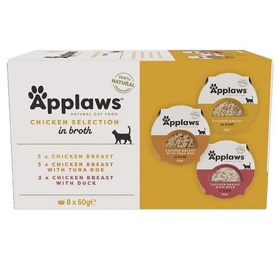 Applaws Cat Multipack Chicken Select 8 X 60g Pot (UAE Delivery Only) Bulk Buy "BAE" Charm Bracelet