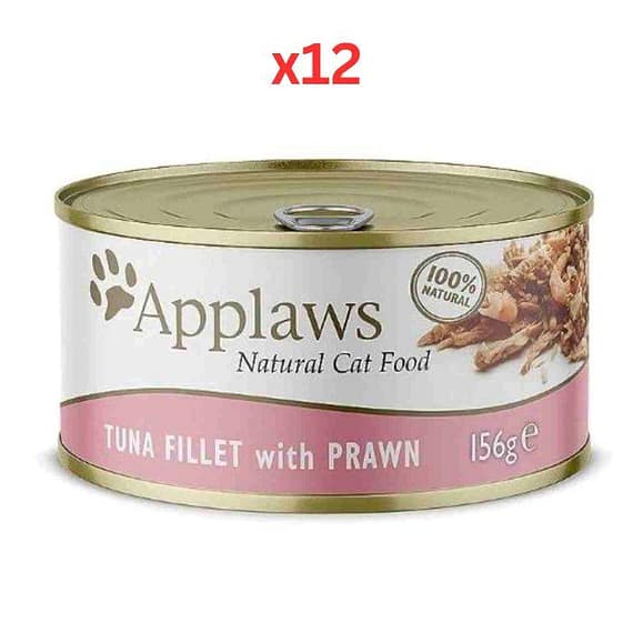 Applaws Cat Tuna with Prawn Tin 12X156g Bulk Buy "BAE" Charm Bracelet