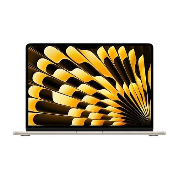 Apple MacBook Air 15-inch (2024), MC9F4, Starlight, M3 with 8-core CPU, 16GB RAM, 256GB SSD, 10-core GPU (English Keyboard, Apple Warranty) Apple "BAE" Charm Bracelet