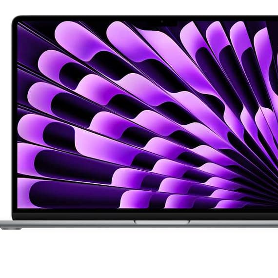 Apple MacBook Air M3 Chip, 8-Core CPU, 10-Core GPU, 8GB, 256GB SSD, 15 Inch, Space Gray, MRYM3 (English Keyboard, Apple Warranty) Apple "BAE" Charm Bracelet