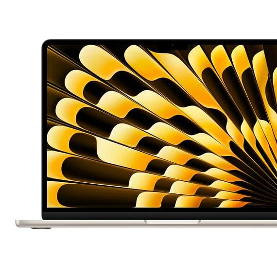 Apple MacBook Air M3 Chip, 8-Core CPU 10-Core GPU, 8GB, 512GB SSD, 13 Inch, Starlight, MRXU3 (English Keyboard, Apple Warranty) Apple "BAE" Charm Bracelet