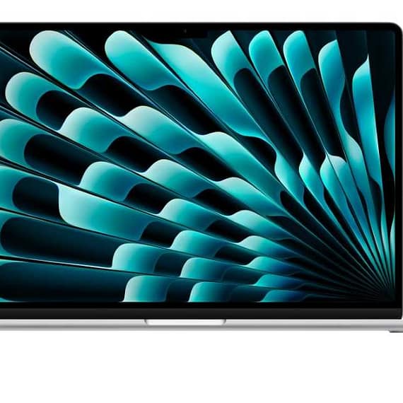 Apple MacBook Air M3 Chip, 8-Core CPU 10-Core GPU, 8GB, 512GB SSD, 15 Inch, Silver, MRYQ3, English Keyboard, Apple Warranty Apple "BAE" Charm Bracelet