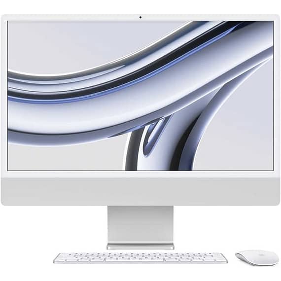 Apple iMac 24-inch (2023) – M3 with 8-Core CPU, 8GB RAM, 256GB SSD, 8-Core GPU, English Keyboard, Silver, MQR93 Apple "BAE" Charm Bracelet