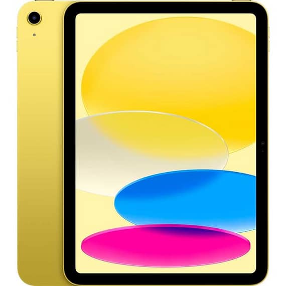 Apple iPad 11th Gen,11-inch, A16 (2025), 128GB, WiFi, Yellow Apple "BAE" Charm Bracelet