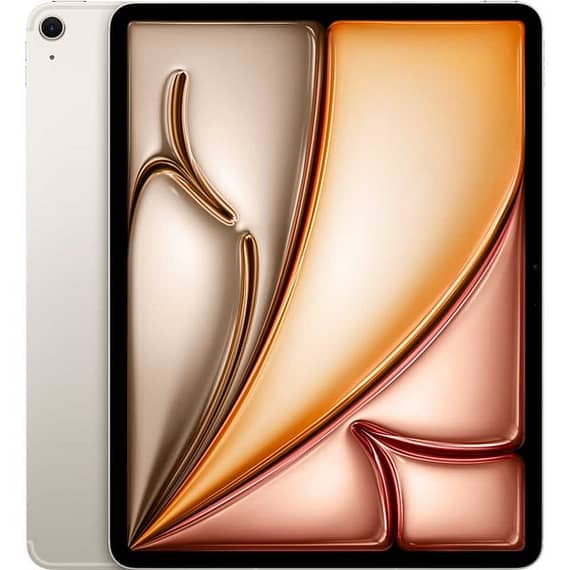 Apple iPad Air M2 (2024), 11-inch, Wi-Fi, 512GB – Starlight Apple "BAE" Charm Bracelet