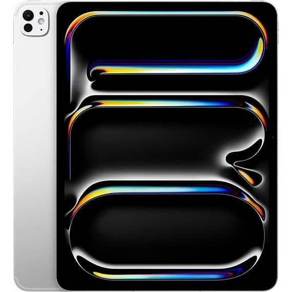 Apple iPad Pro M4 (2024), 13-inch, Wi-Fi + Cellular, 512GB with standard glass – Silver Electronics "BAE" Charm Bracelet