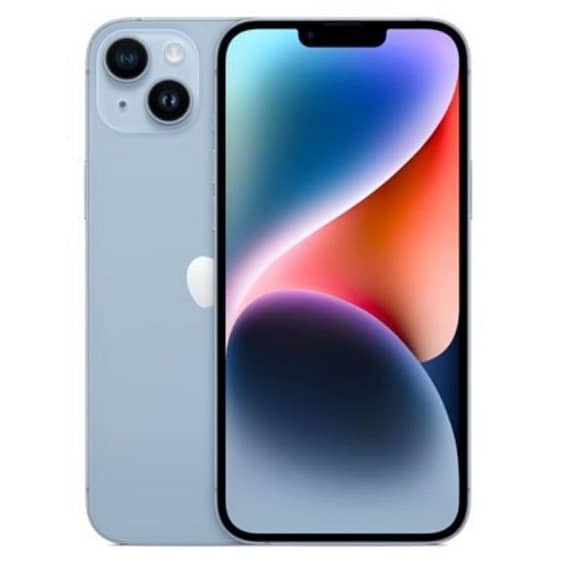 Apple iPhone 14 Plus (USA) 6.7 Inch, 256GB, 6GB, Blue With FaceTime Electronics "BAE" Charm Bracelet