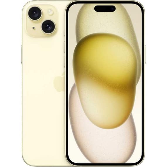 Apple iPhone 15 Plus, 128GB, Yellow, (Physical Sim & eSim) Apple "BAE" Charm Bracelet