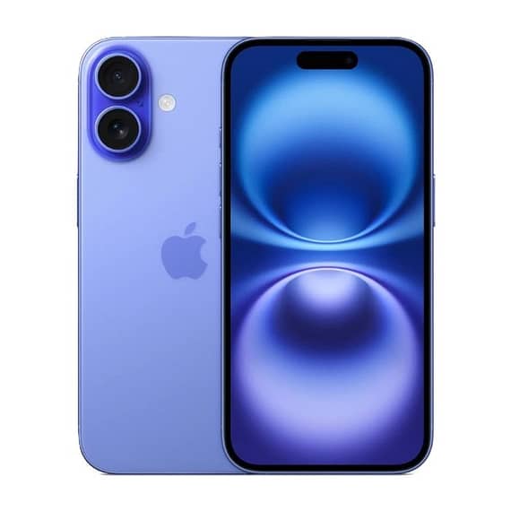 Apple iPhone 16 (UAE), 256GB, 8GB, 6.1 Inch, Ultramarine (One Esim & One Physical Sim, Apple Warranty) iPhone 16 "BAE" Charm Bracelet