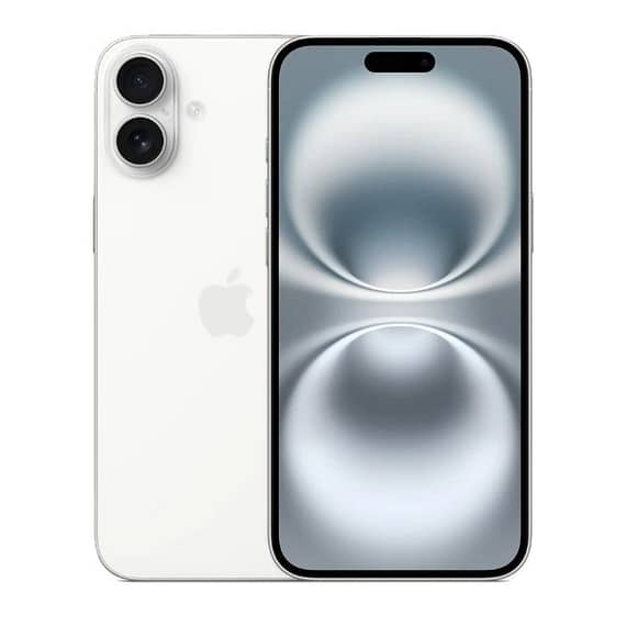 Apple iPhone 16 (UAE), 256GB, 8GB, 6.1 Inch, White (One Esim & One Physical Sim, Apple Warranty) iPhone 16 "BAE" Charm Bracelet