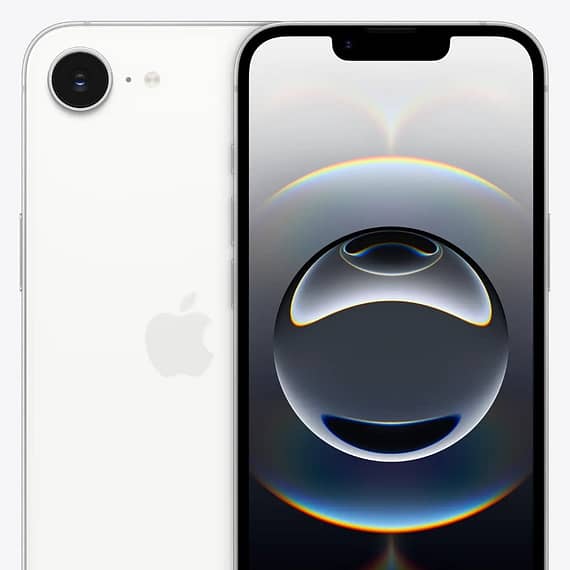Apple iPhone 16e (UAE), 256GB, 8GB, 6.1 Inch, White (One Esim & One Physical Sim, Apple Warranty) Apple "BAE" Charm Bracelet