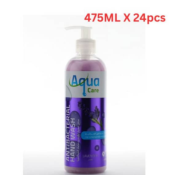 Aqua Care Antibacterial Hand Wash Lavender – 475ML x 24pcs Grocery "BAE" Charm Bracelet