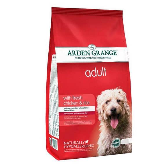 Arden Grange Adult Fresh Chicken & Rice Dry Dog Food – 12Kg Dog Food "BAE" Charm Bracelet