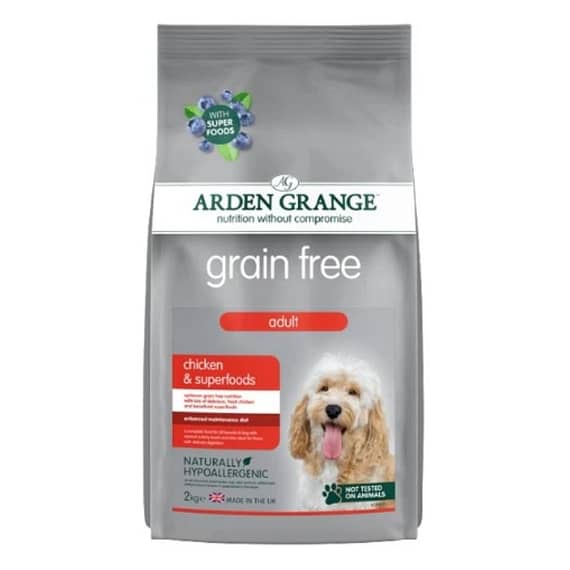 Arden Grange Grain Free Adult Chicken Dog Dry Food – 12Kg Dog Food "BAE" Charm Bracelet