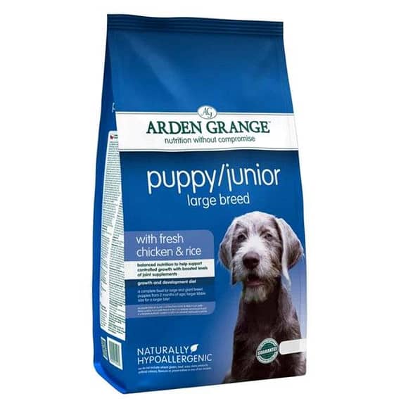 Arden Grange Puppy Junior Large Breed Dry Food – 12Kg Dog Food "BAE" Charm Bracelet