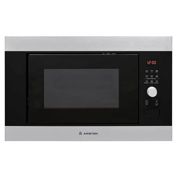 Ariston Built In 25L Microwave Oven With Grill, Inverter, LCD Display, Defrost Reheat and Grilling, Stainless Steel, Auto Programs, Child Lock, Round Grill Grid, 900W, 1000W Grill, Inox Household "BAE" Charm Bracelet