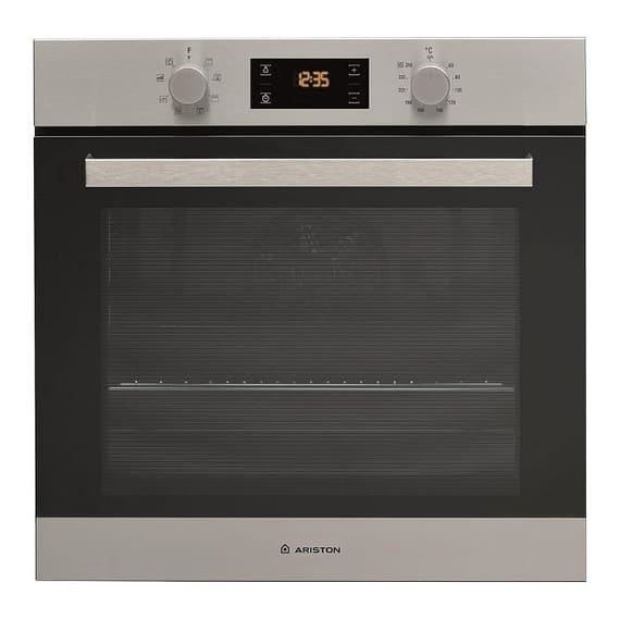 Ariston Built In 60cm Electric Oven, Electronic Controls With 7 Segment Display, Functions Includes Baking Grilling Broiling Defrosting & Toasting, Turbo Grill, FA3540HIXA Household "BAE" Charm Bracelet