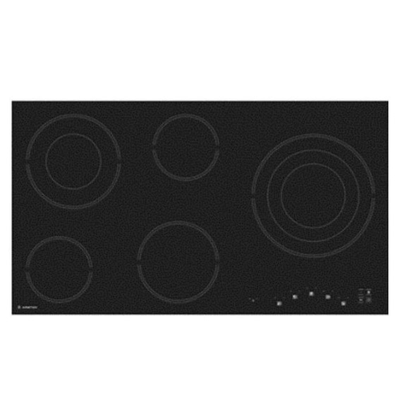 Ariston Electric Built-In Ceramic Hob 90cm, 5Heat Zones, Double Burner, Black – HR9020B Gas & Stove "BAE" Charm Bracelet