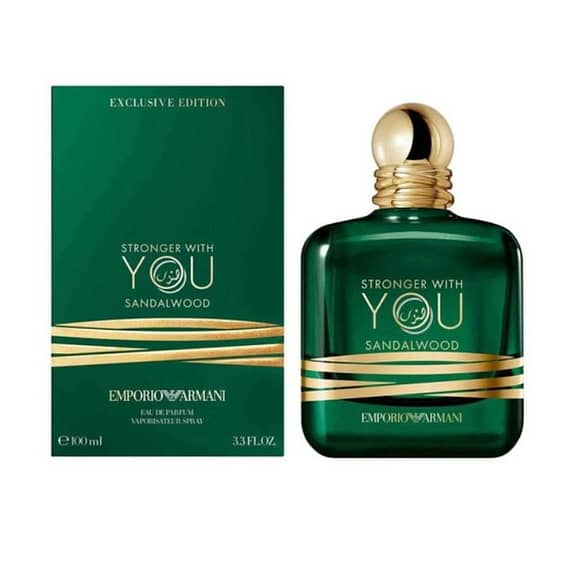 Armani (Emporio Armani) Stronger With You Sandalwood (U) Edp 100ml Perfumes "BAE" Charm Bracelet
