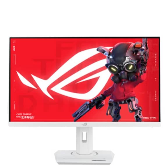 Asus ROG Strix XG27ACS-W 27inch QHD 2560×1440 Gaming Monitor, 1MS, 180Hz, Anti-glare, HDMI, DP, USB-C, Adjustable, White – 90LM09Q2-B011A0 Asus "BAE" Charm Bracelet