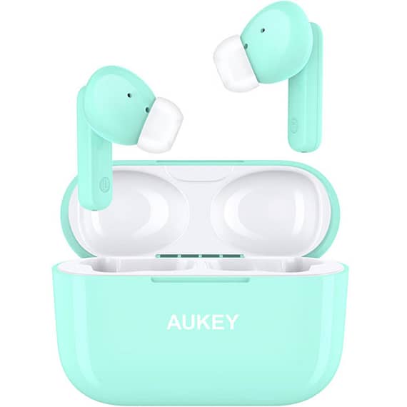Aukey EP-M1S True Wireless Earbuds Green Electronics "BAE" Charm Bracelet