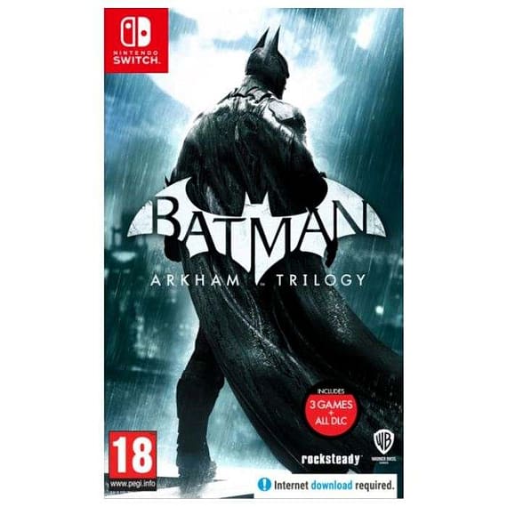 Batman Arkham Trilogy Nintendo Switch Games "BAE" Charm Bracelet