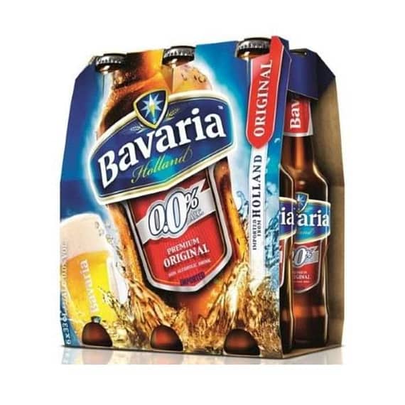 Bavaria Non Alcoholic Drink Regular Bottle 330ml X 6's Pack Beverages "BAE" Charm Bracelet