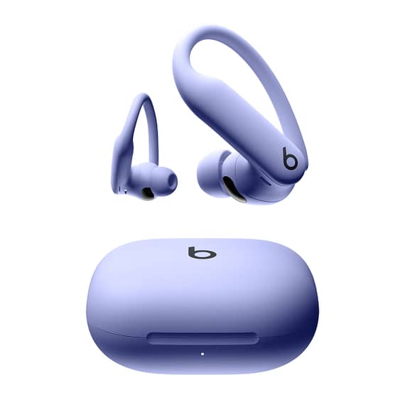 Beats Powerbeats Pro 2, Ultimate Secure Fit, Active Noise Cancelling, Hyper Purple Electronics "BAE" Charm Bracelet