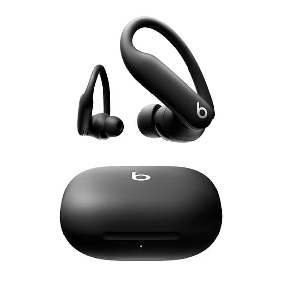 Beats Powerbeats Pro 2, Ultimate Secure Fit, Active Noise Cancelling, Jet Black Electronics "BAE" Charm Bracelet
