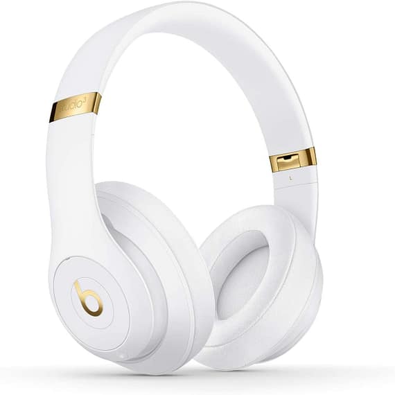 Beats Studio3 Wireless Over-Ear Headphones, White Electronics "BAE" Charm Bracelet