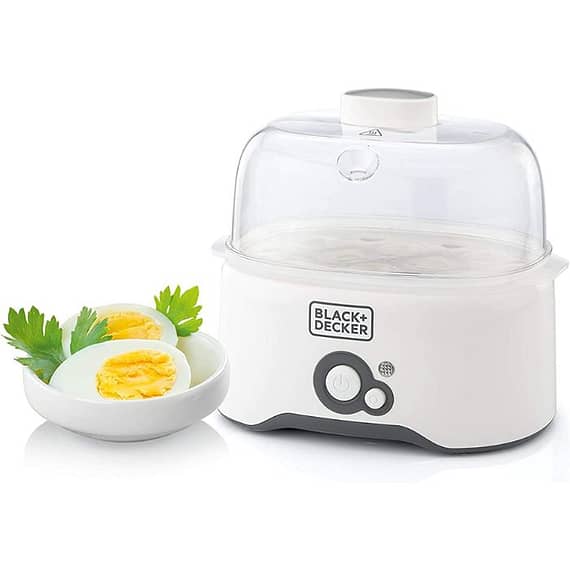 Black & Decker , 6 Piece Egg Cooker, White, EG200-B5 Blender & Mixer "BAE" Charm Bracelet