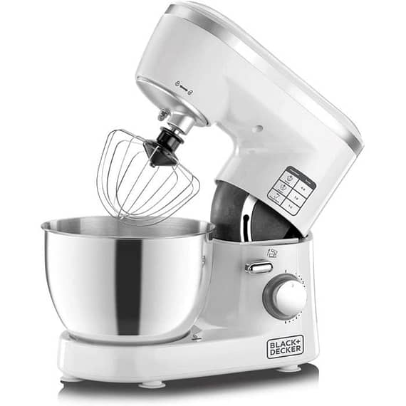 Black & Decker Kitchen Machine Stand Mixer With Stainless Steel Bowl 1000W , 6 Speed 4L SM1000-B5 Blender & Mixer "BAE" Charm Bracelet