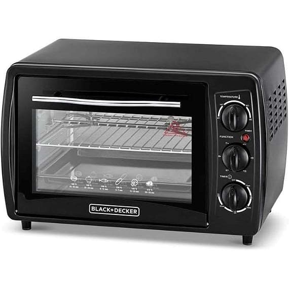 Black+Decker 19Liter Double Glass Multifunction Toaster Oven With Rotisserie For Toasting, Baking, Broiling, Black – TRO19RDG-B5 Household "BAE" Charm Bracelet