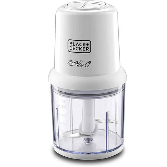 Black+Decker 300W 500ml 2 Speed Vertical Chopper for Chopping, Mincing & Pureeing, White – SC310-B5 Blender & Mixer "BAE" Charm Bracelet