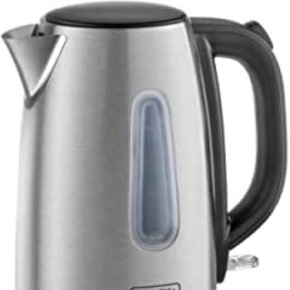 Black+Decker Cordless Kettle 1.7L Stainless Steel Light Weight Silver – JC450-B5 Electric Kettles "BAE" Charm Bracelet
