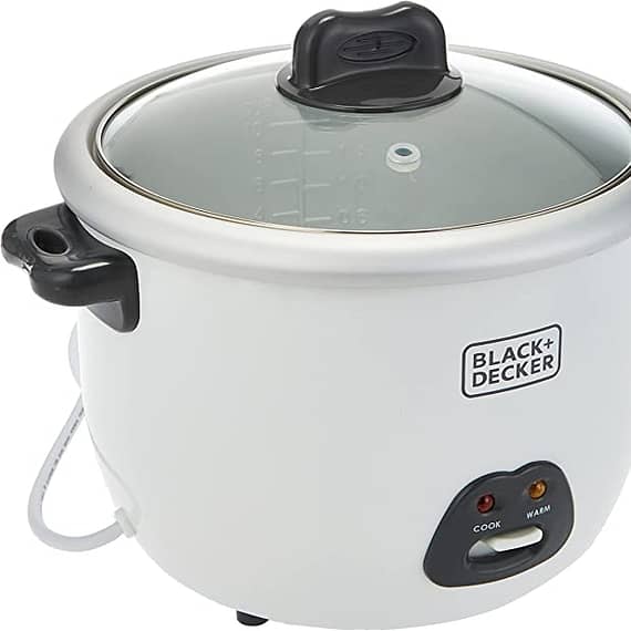 Black+Decker Rice Cooker, 1.8Liter – RC1850-B5-SP Electric Cookers "BAE" Charm Bracelet