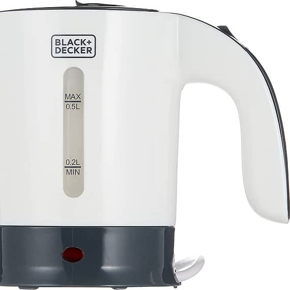 Black+Decker Travel Kettle, White – TR250JA Electric Kettles "BAE" Charm Bracelet