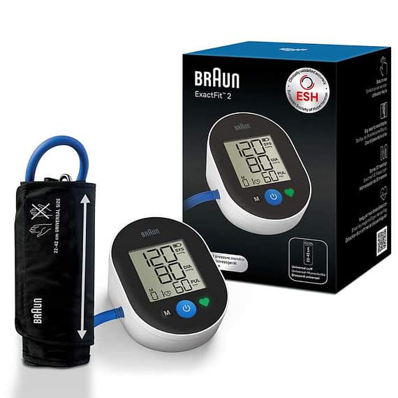 Braun ExactFit 2 Upper Arm Blood Pressure Monitor – BUA4050 Household "BAE" Charm Bracelet