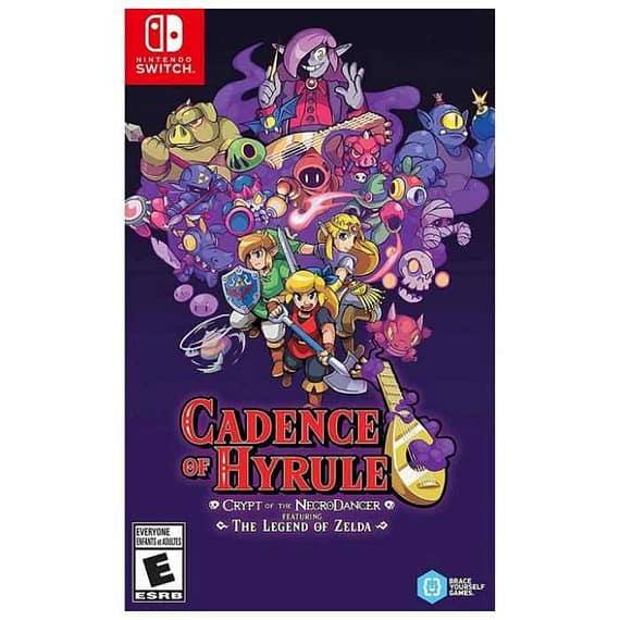 Cadence Of Hyrule – Crypt Of The Necrodancer Switch (NTSC) Games "BAE" Charm Bracelet