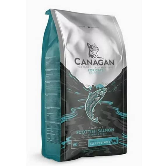 Canagan Scottish Salmon for Cats Dry Food 4kg Bulk Buy "BAE" Charm Bracelet