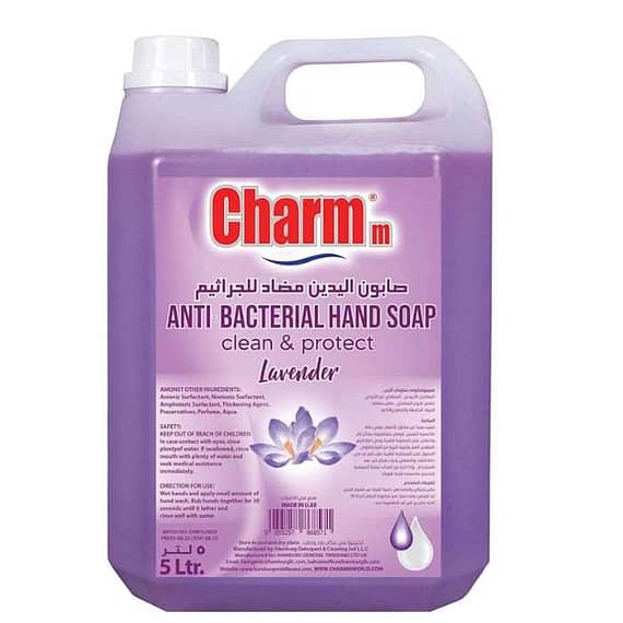 Charmm Antibacterial Hand Wash Lavender 5L Grocery "BAE" Charm Bracelet