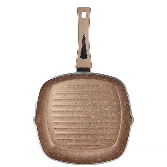 Chefline Granite Grill Pan, 28 cm, G28GD Household "BAE" Charm Bracelet