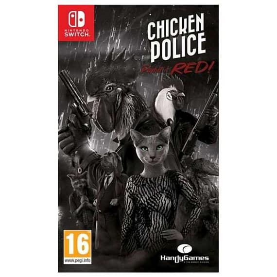 Chicken Police: Paint It Red Nintendo Switch Games "BAE" Charm Bracelet
