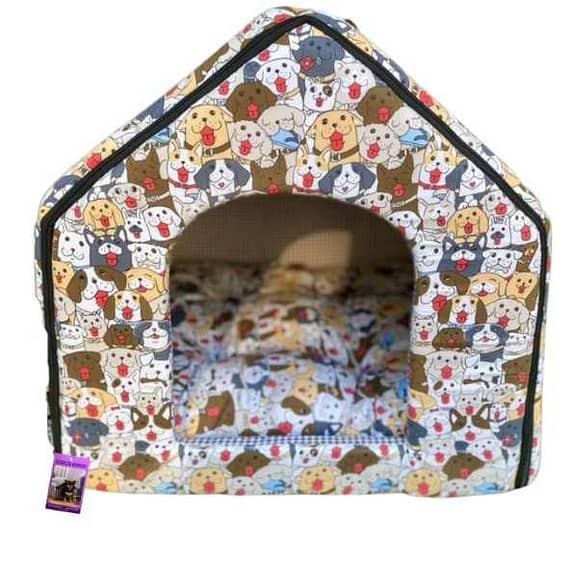 Coco Kindi Multicolored Animal Pattern Washable Cotton House with Zip L – For Cat & Dog Cats Accessories "BAE" Charm Bracelet