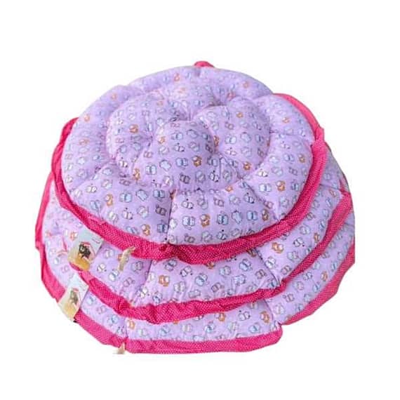 Coco Kindi Pink Color Cat pattern Washable Pumpkin Cotton Bed With Heart Shape Toy For Dogs & Cats – Size 1 Beds & Cushions "BAE" Charm Bracelet