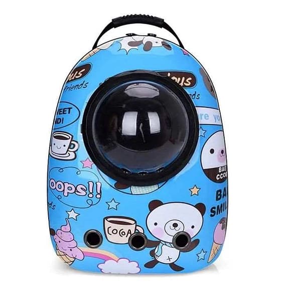 Cozy Paws Blue Bear Transparent Capsule Pet Travel Backpack – 42 Cm X 32 Cm X 29 Cm Cats Accessories "BAE" Charm Bracelet